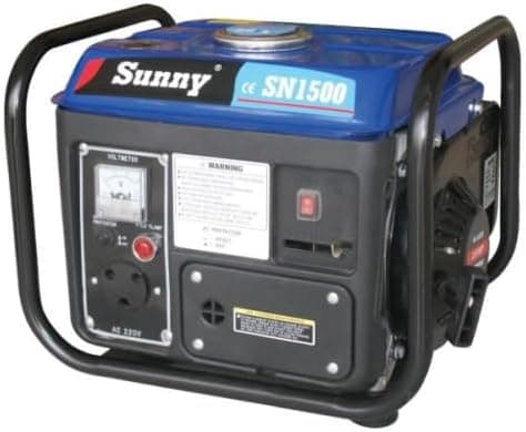 Pulsar 1500W Petrol Generator 2 Stroke Gasoline, 4L Fuel Tank, 63cc Single Cylinder, Air-Cooled, 6 Hours Continuous Operation