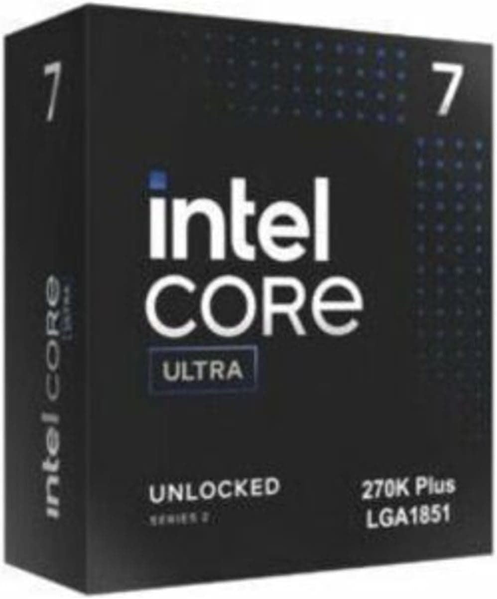 Processeur Intel® Core™ Ultra 7 270K Plus 24 8 P-Cores + 16 E-Cores 5.5 GHz -7%