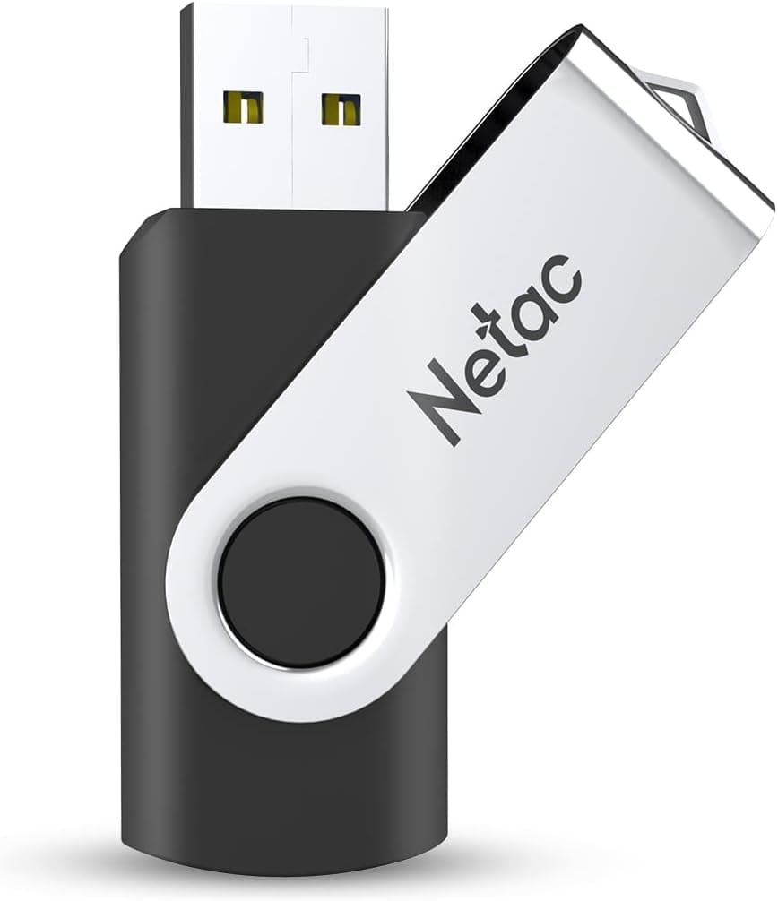 64GB Netac USB 2.0 Flash Drive, Swivel Design Best Deal