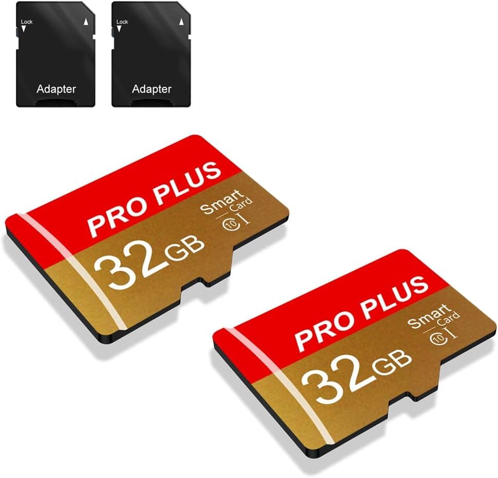 2 Pack 32GB Mémoire Flash TF UHS-I A1 C10 Meilleur Deal