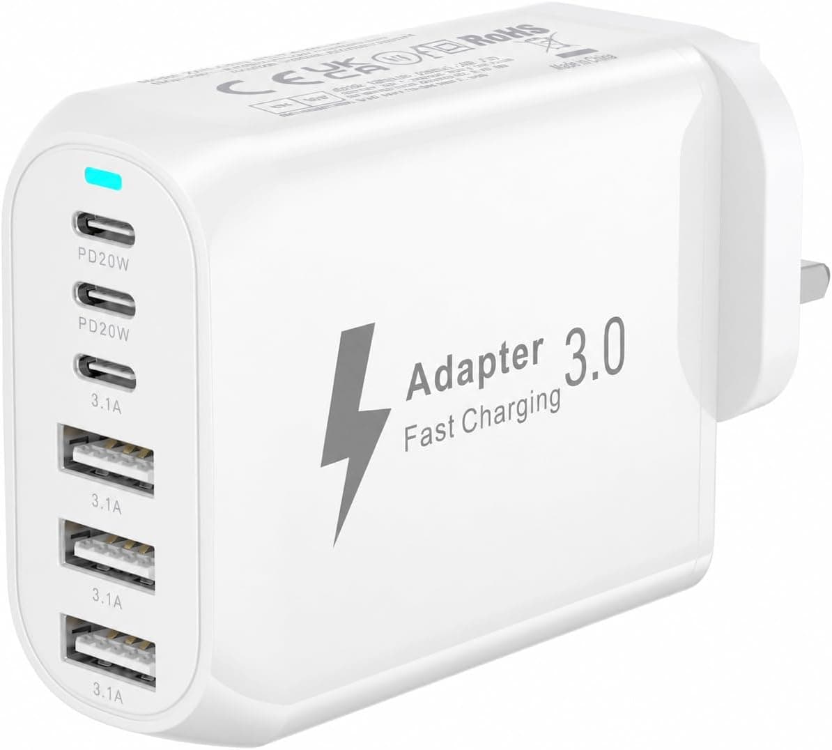 OEM 6-Port USB Fast Charge Power Adapter for iPhone