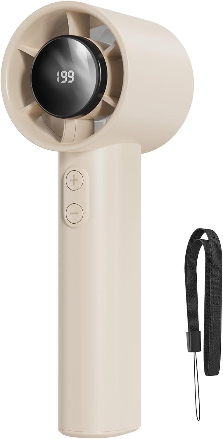 AICPAN Portable Handheld Rechargeable Fan, Adjustable Speed