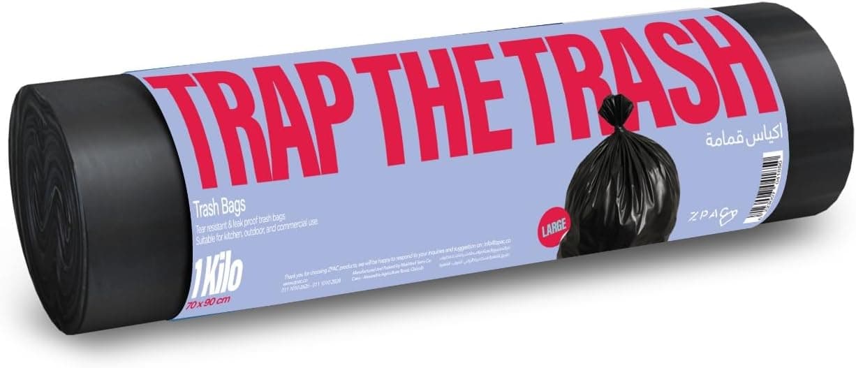 ZPAC Trash Bag Roll 1 kg, 70 cm x 90 cm Size