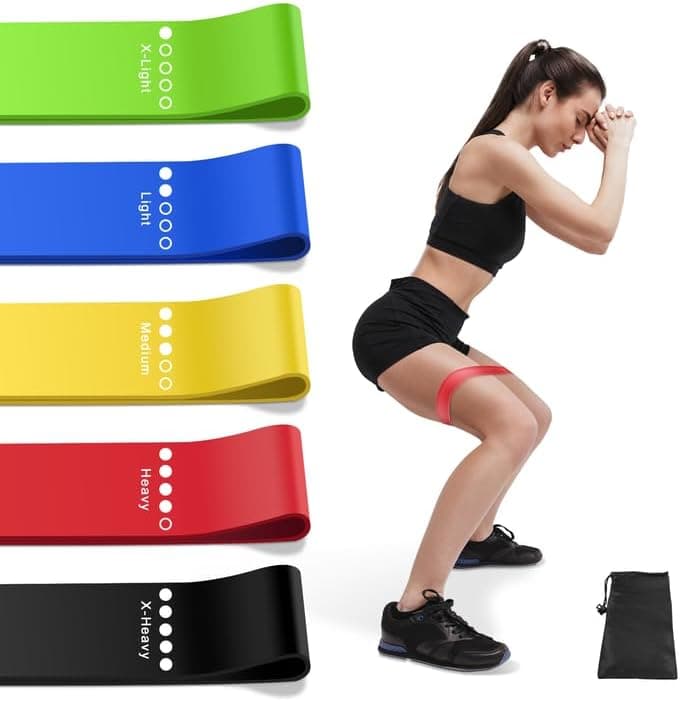 5-Level Resistance Bands Set, Skin-Friendly Workout, Indoor Fitnes - Save 19% Off