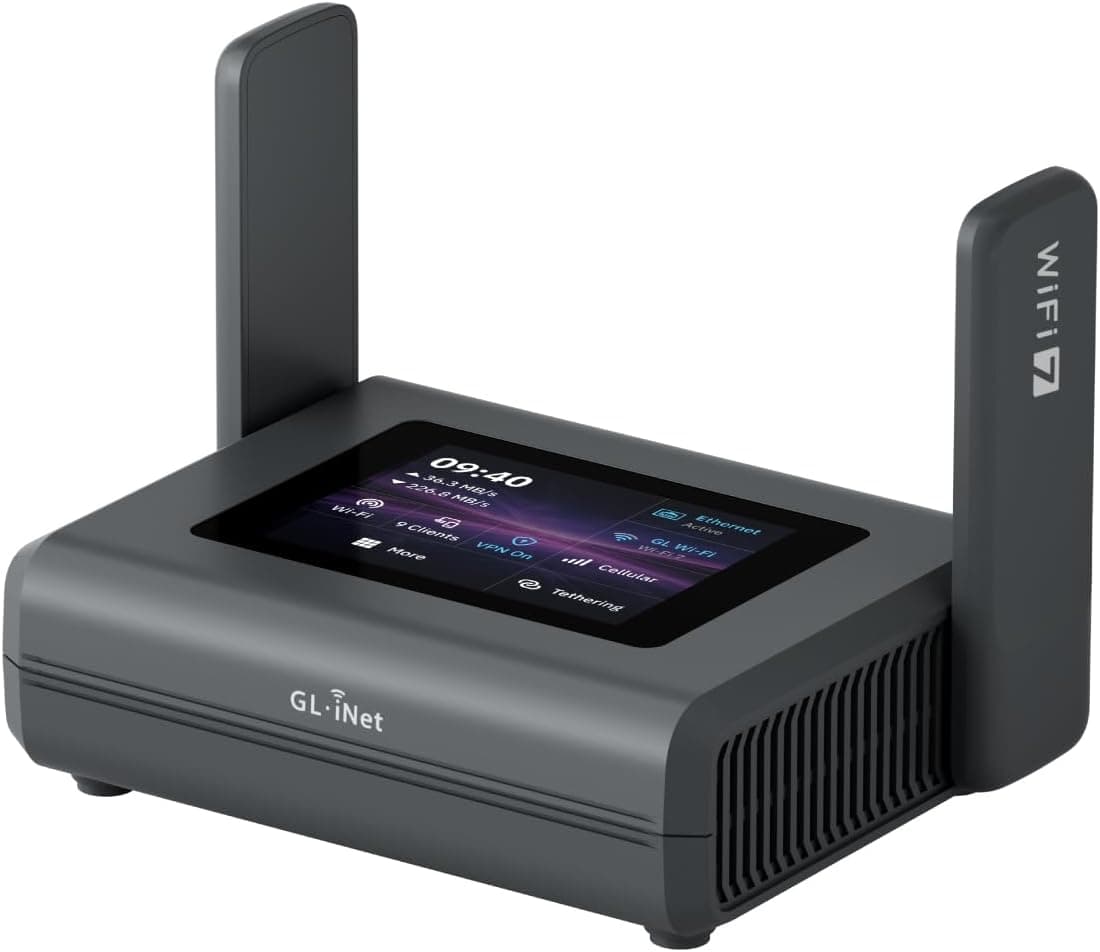 Routeur Wi-Fi 7 tri-bande GL.iNet Slate 7 Pro (GL-BE10000) - Meilleur Prix