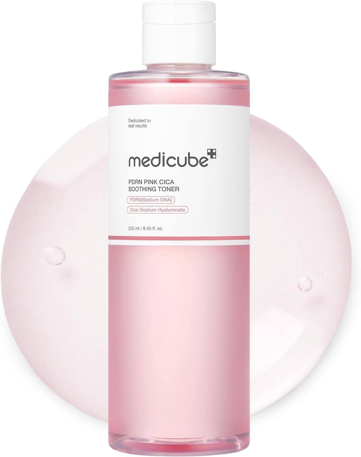 medicube Salmon DNA PDRN Pink CICA Soothing Toner I Pink Glow Toner for Skin Boosting, Soothing and 