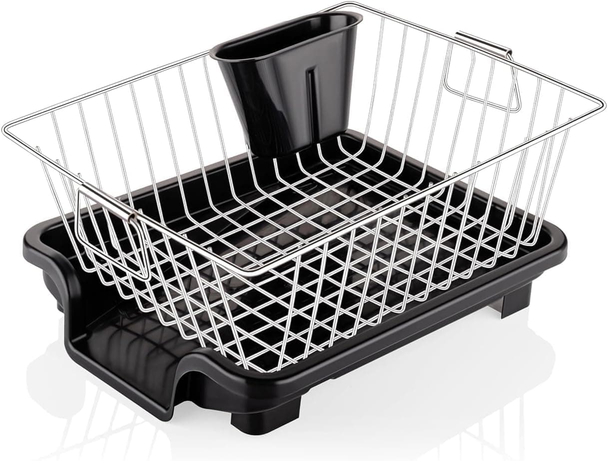 Dish Rack Utensils Basket Drainer & Dish Drainer Basket forKitchen/Utensil Stand