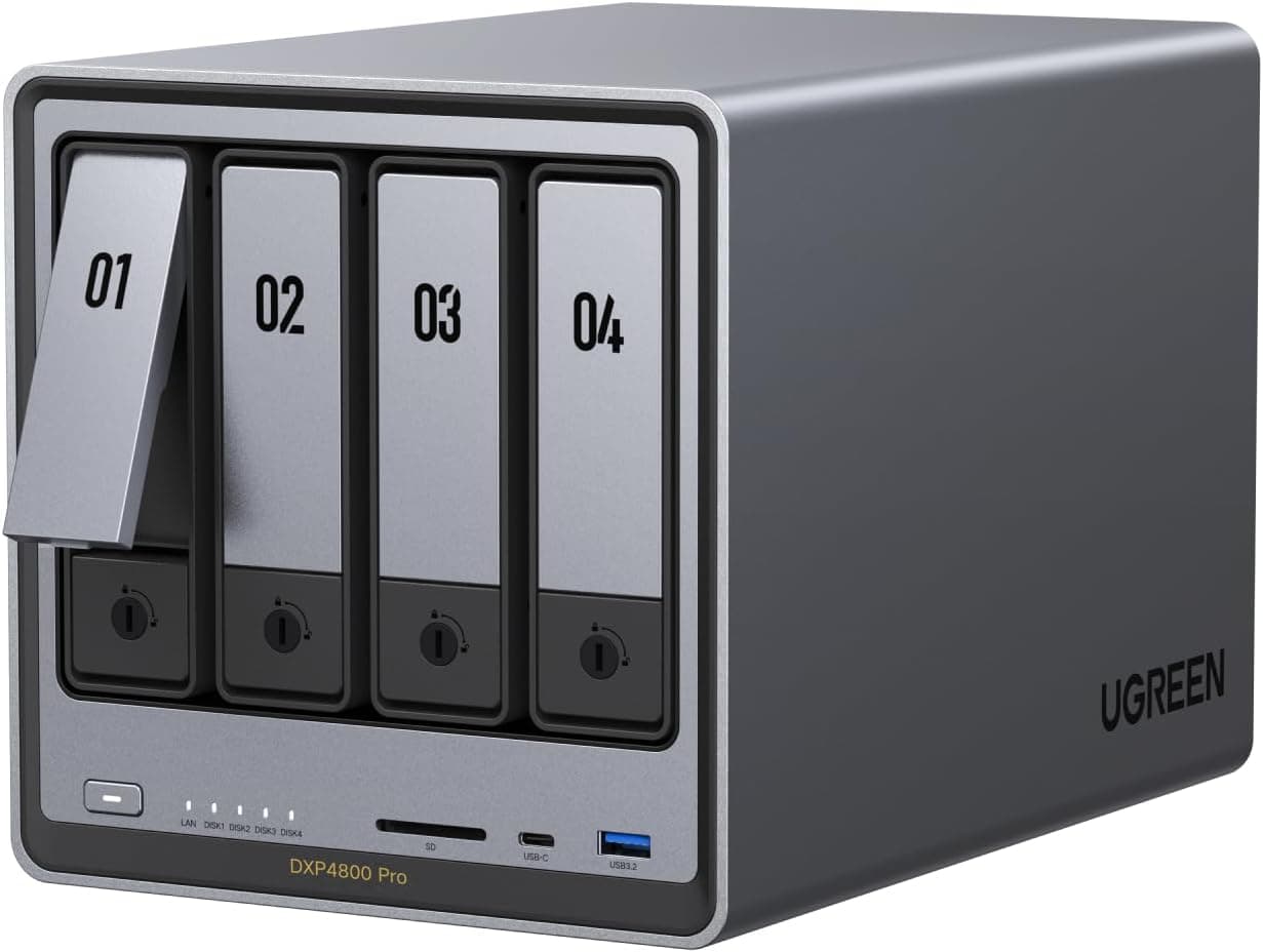 UGREEN NASync DXP4800 Pro NAS Bureau 4 Baies – Meilleur Prix