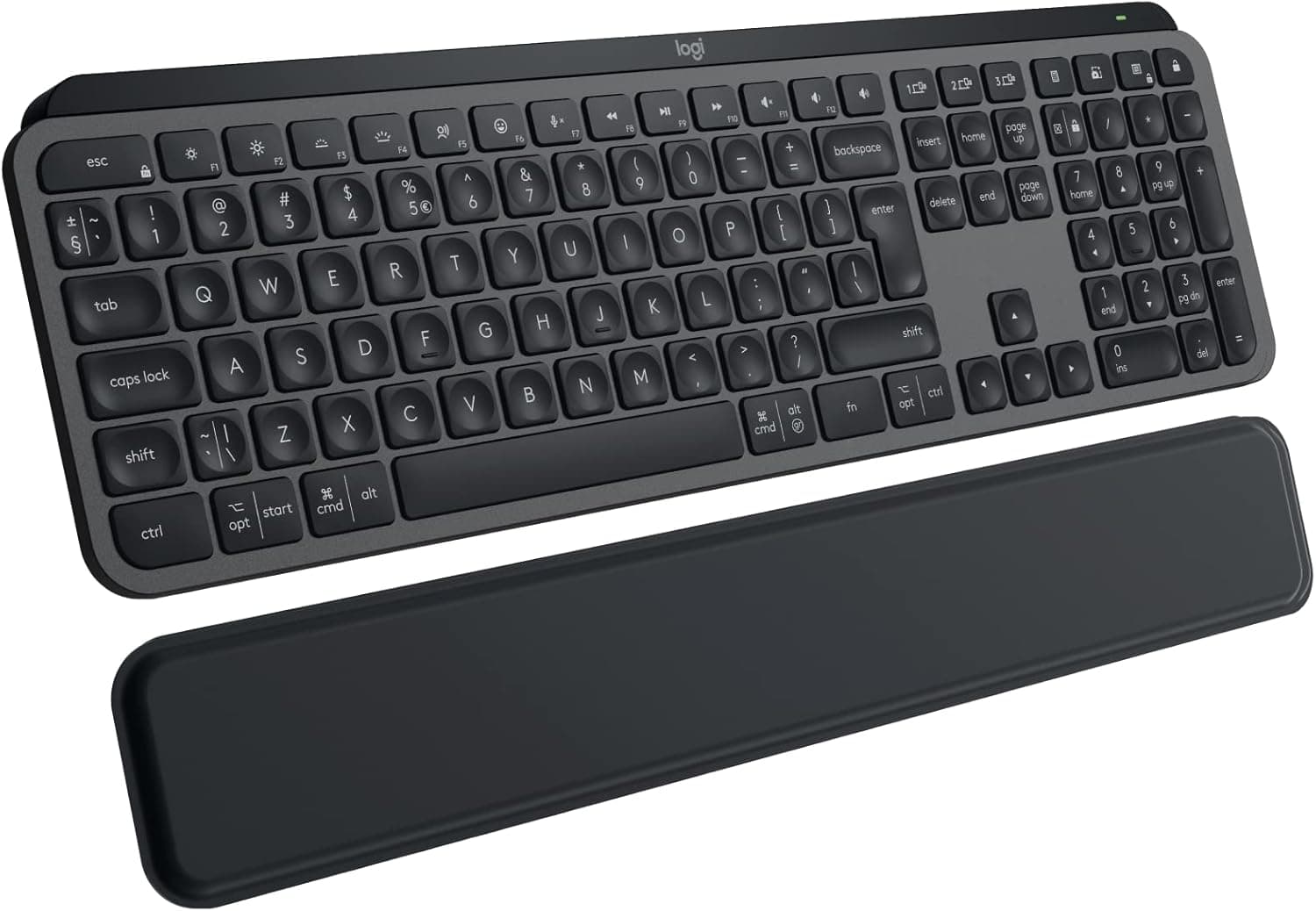 Logitech MX Keys S Bezprzewodowa Klawiatura o Niskim Profilu Precyzyjne Ciche Pisanie