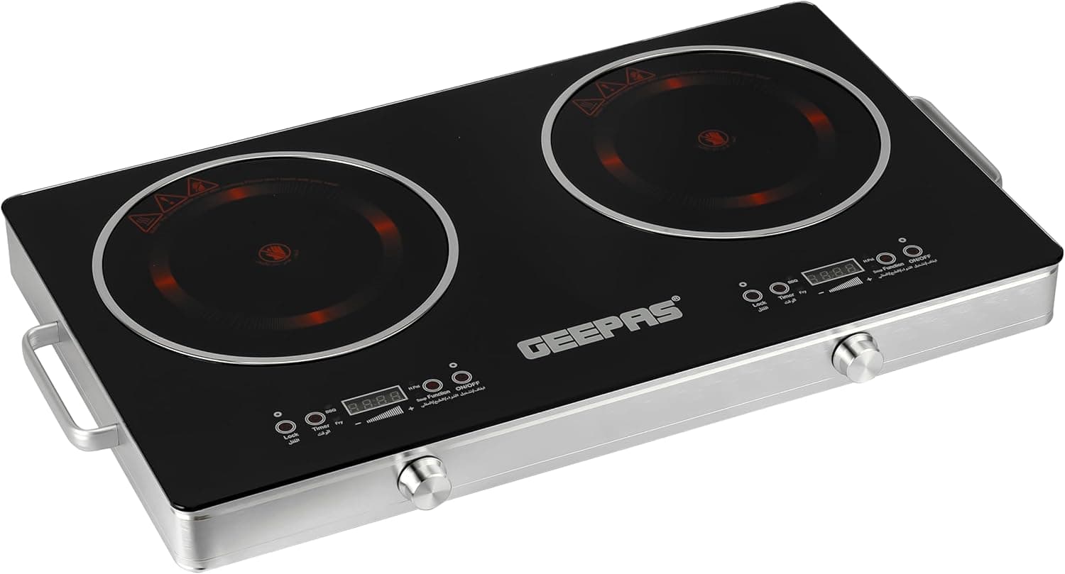 Geepas Double Burner Infrared Cooker GIC6131 10 PCS