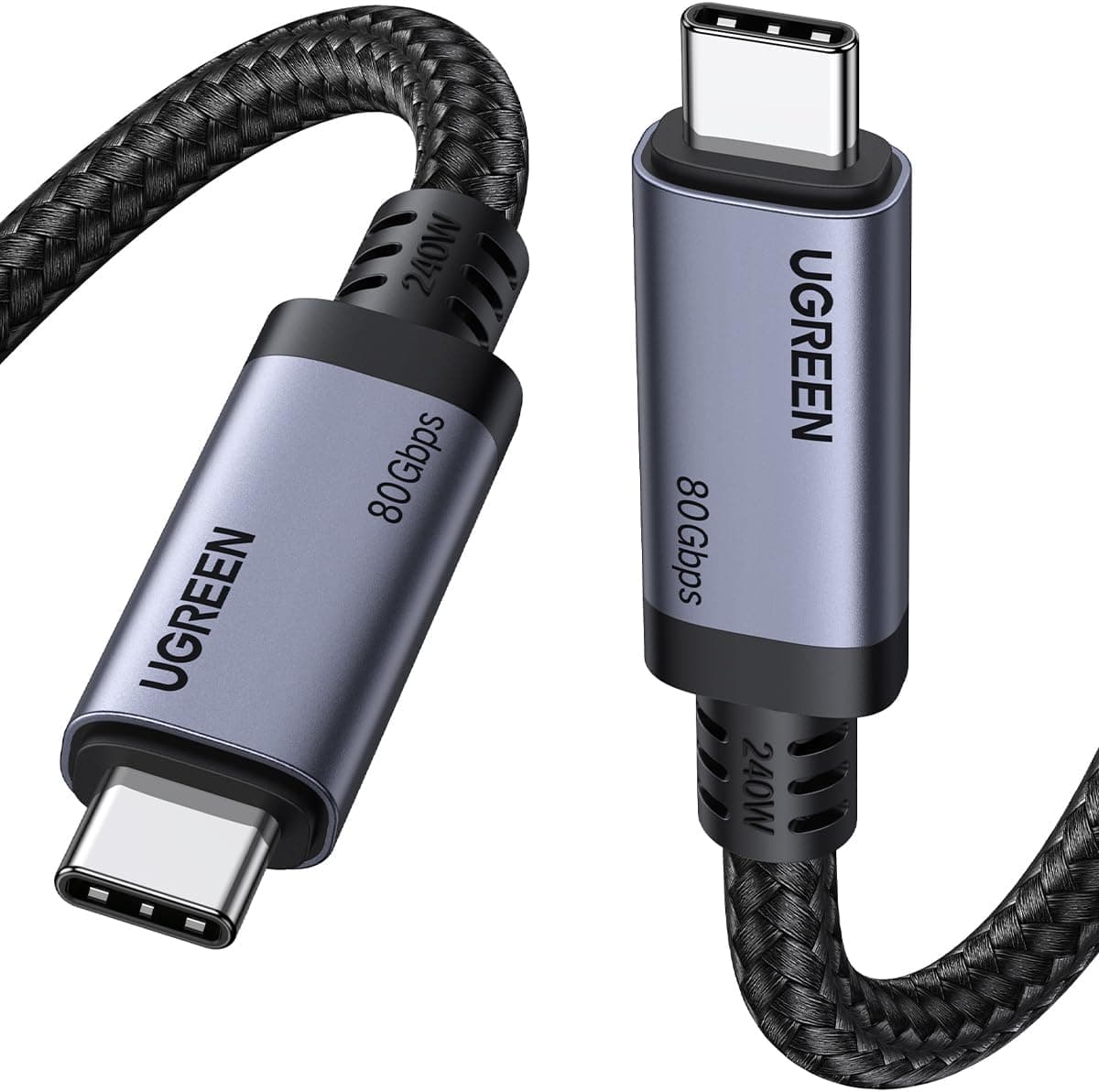 UGREEN 240W USB C to USB C Cable Premium 17K Dual 8K Triple 4K Display PD3.1 Fast Charging