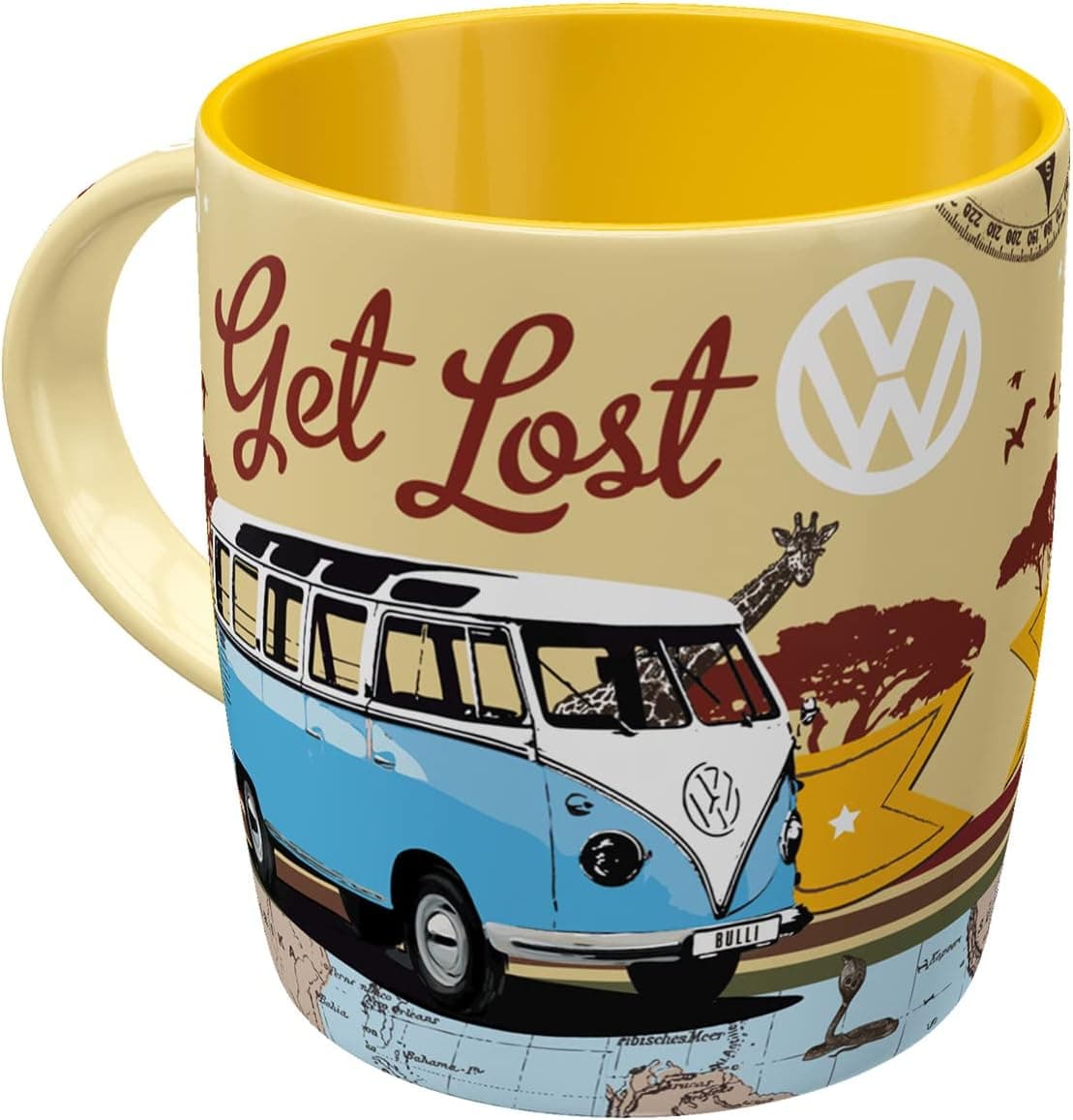 Retro kubek VW Bulli - Let's Get Lost, 330 ml Best Deal