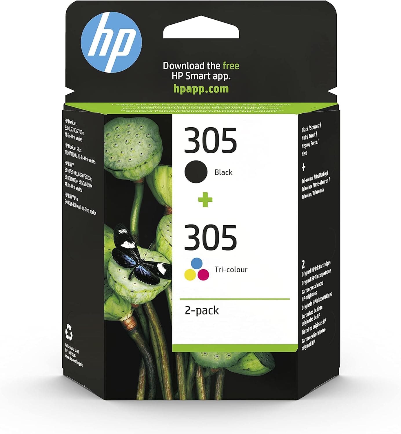 Original Schwarzes und Farbbiografische Tintenkartridg HP 305 Pack of 2 Best Deal