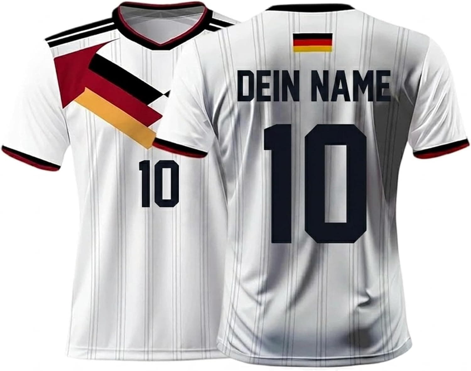 Personalisiert Fußball Trikot T Shirt Kinder Erwachsene, 2026 WM Deutschland Fussball Atmungsaktiver