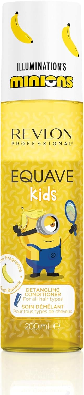 PROFESSIONAL Equave Kids MINIONS Detangling Spray 200ml - Vegan Heat Protection For All Hair Types