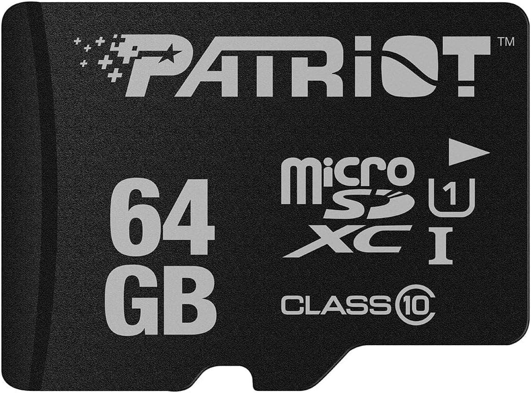 Patriot LX Series 64GB MicroSD Flash Memory Card