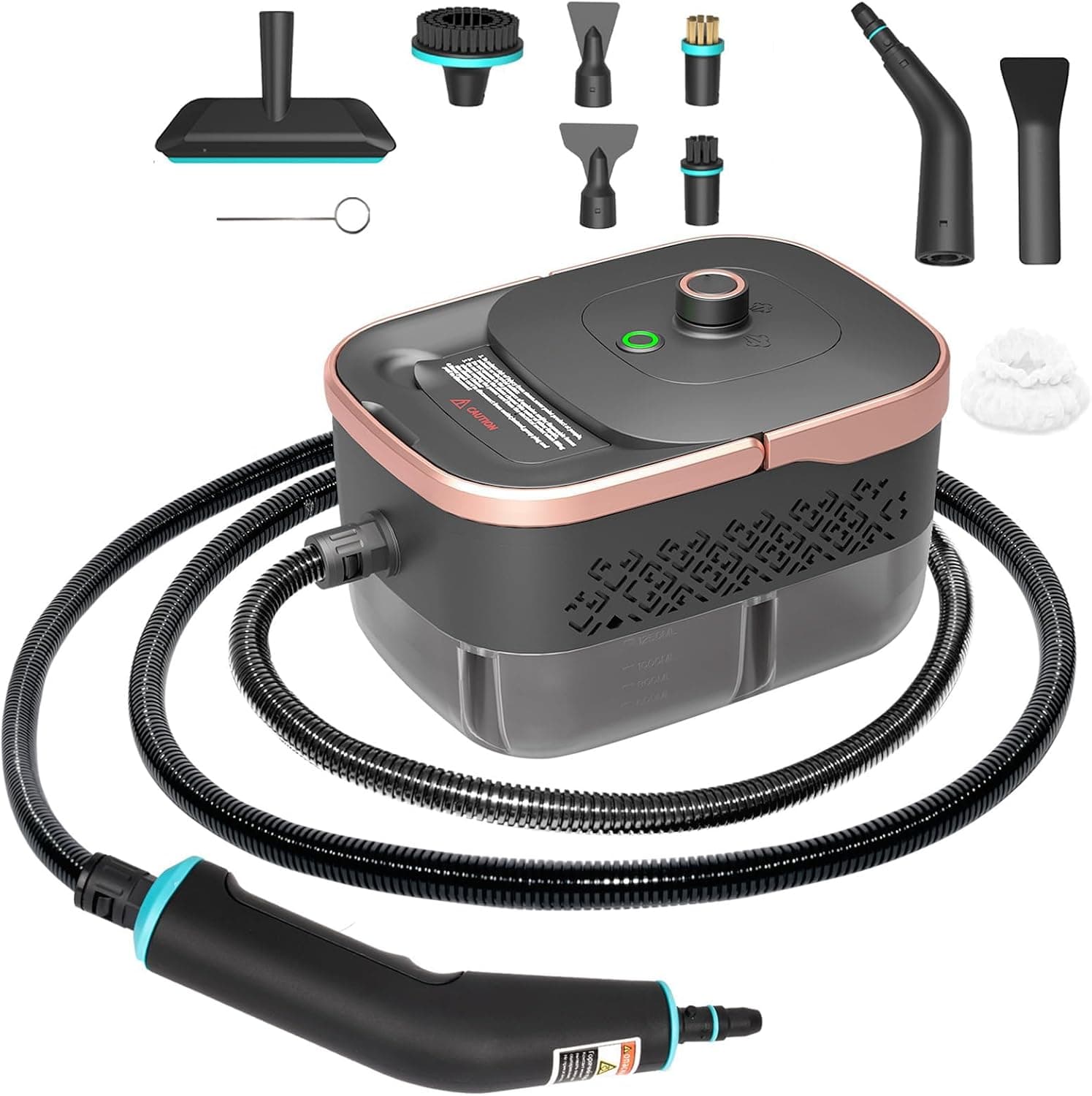 Handheld Steam Cleaner for Home 15s Heat-Up 42.27oz Tank