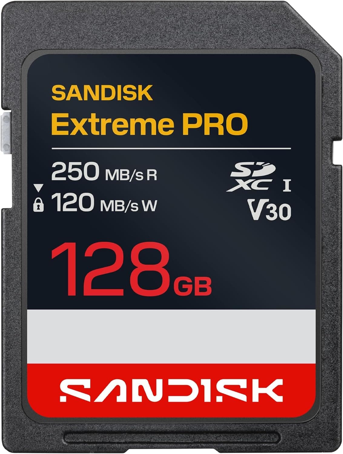 SANDISK Extreme PRO SD UHS-I Karte 128GB (bis zu 250MB/s Lese- & 120MB/s Schreibgeschwindigkeit, 4K UHD, U3, V30) – Best Price