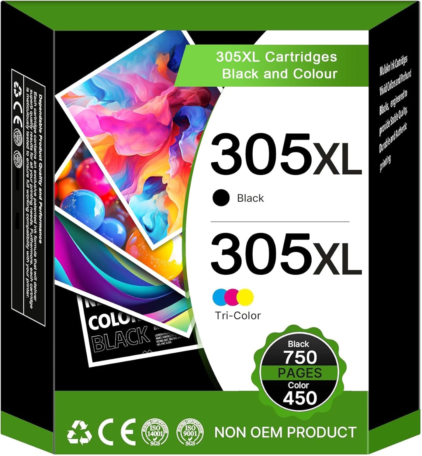 Cartouches Noir et Couleur 305XL - 1200 Pages Meilleur Prix