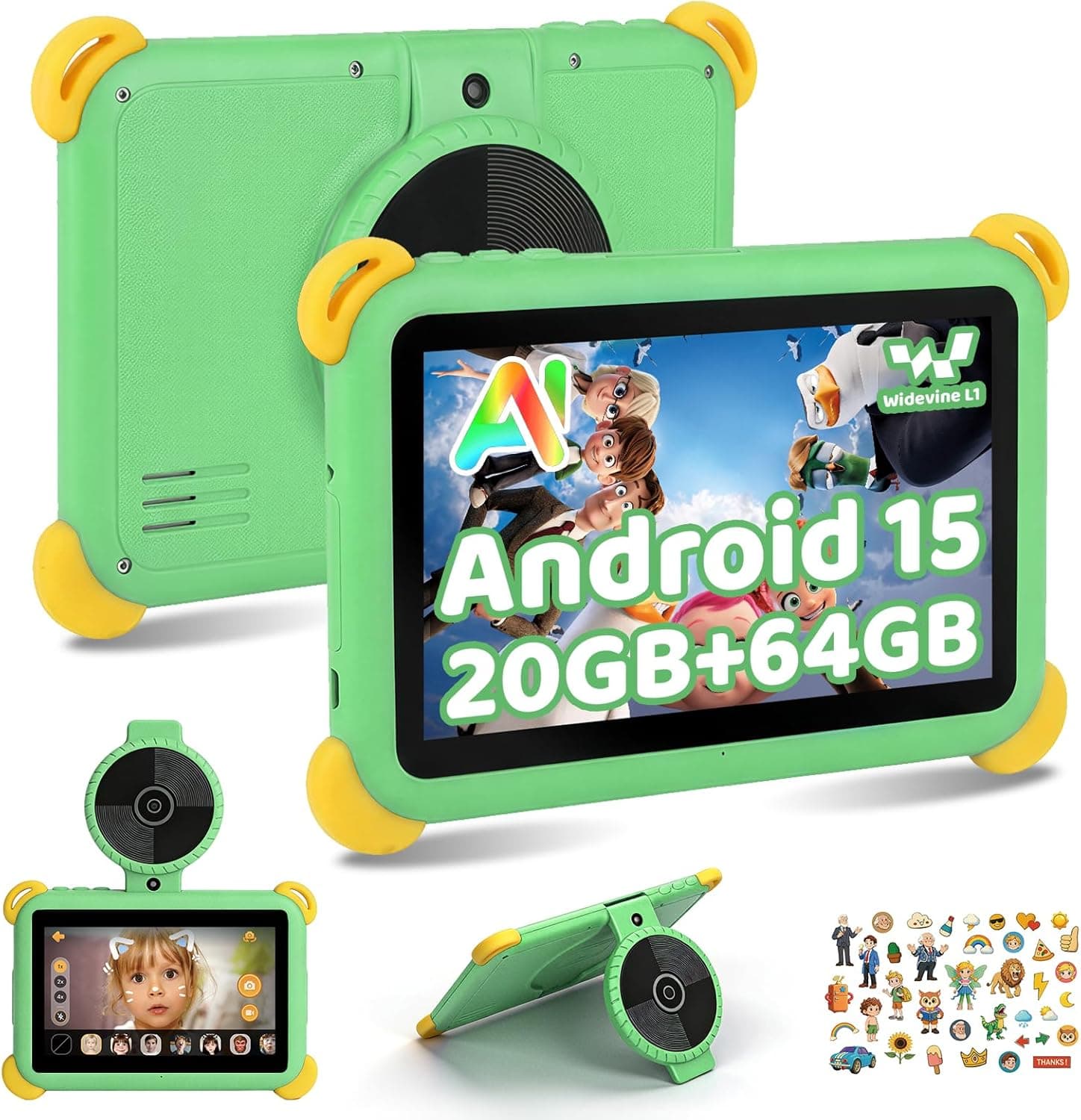 Ainmel Kids Tablet 7 inch Android 15 Save 36%