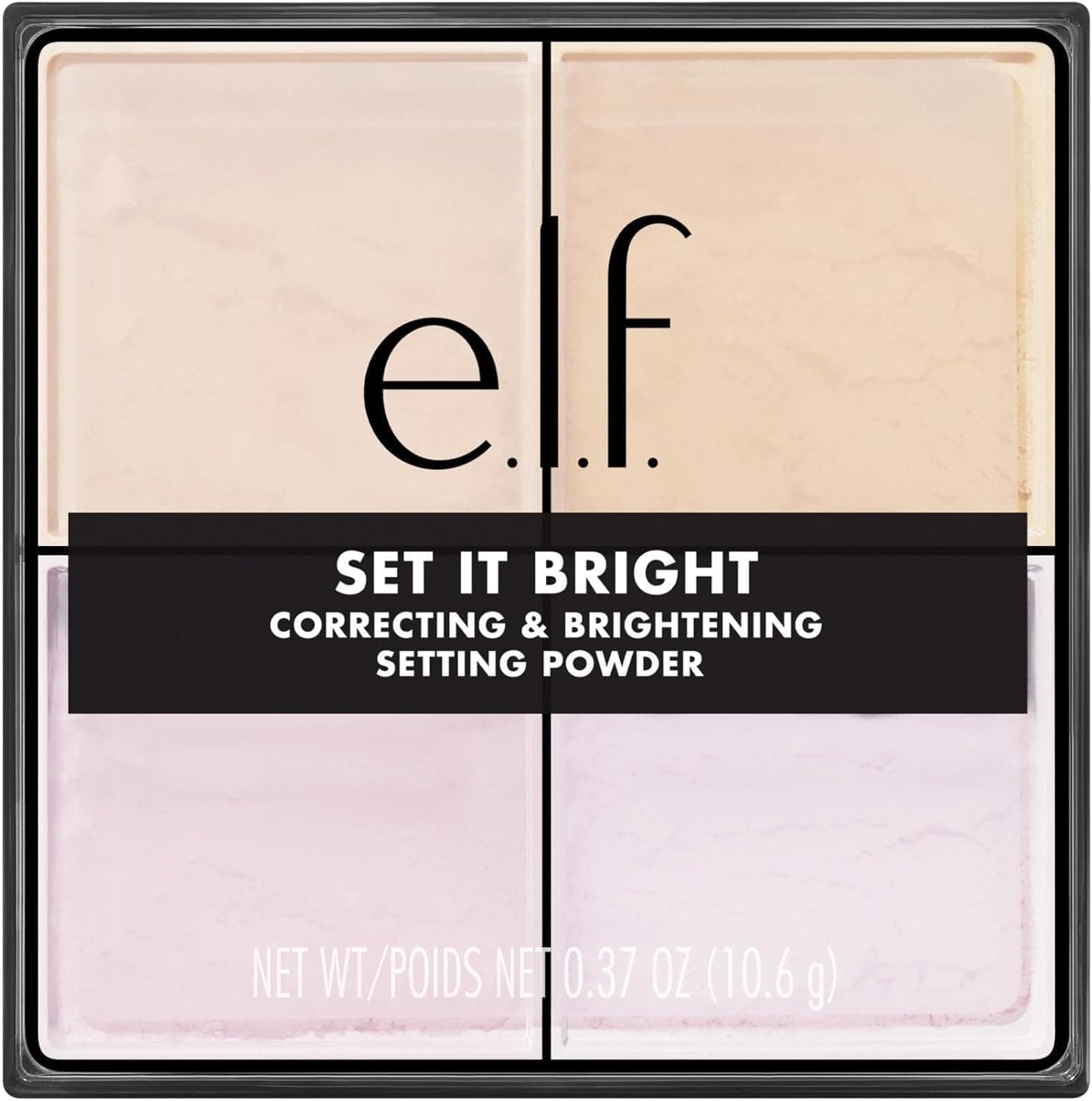 e.l.f. Set it Bright Powder Quad, 7g
