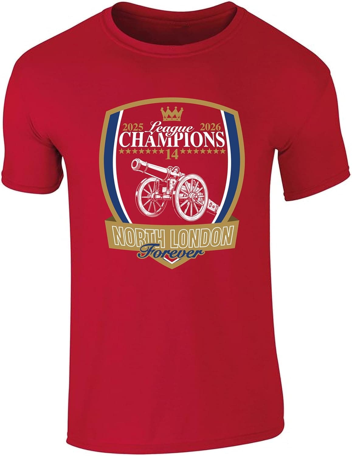 Partisan ARS League Champions 25/26 Shield T-Shirt Adult 100% Cotton