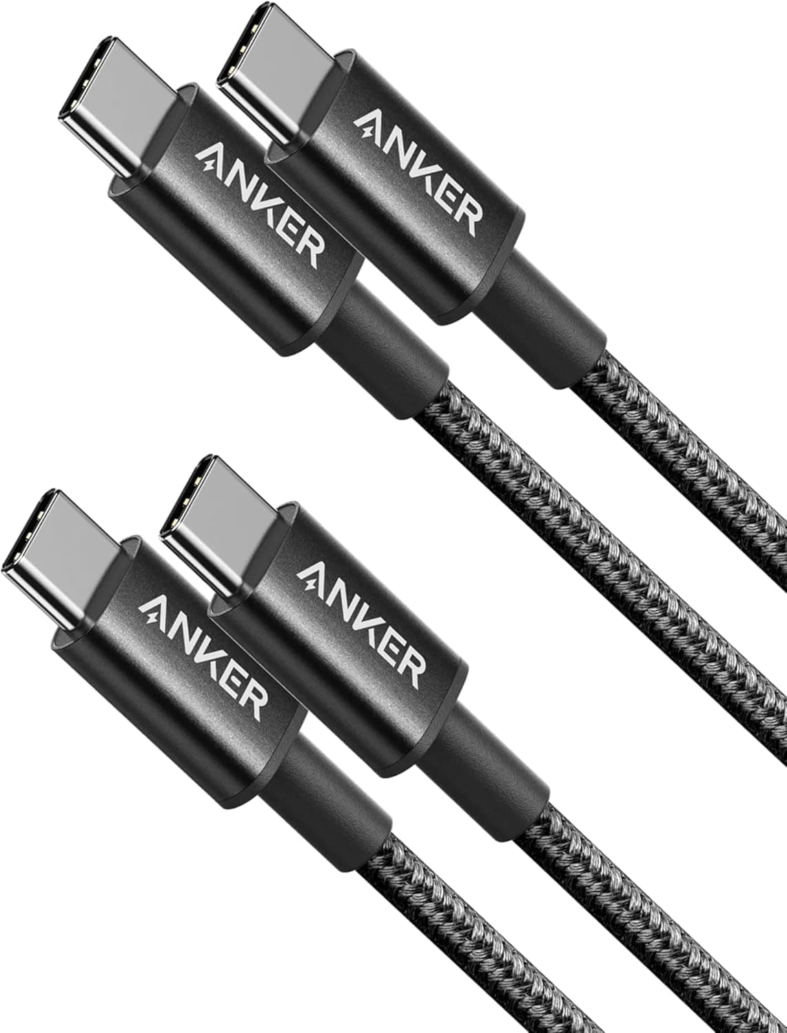 Anker USB C Kabel [2x1m] 60W Ladecable USB C zu USB C 1m lang für iPhone 17/16/15 Reihe Samsung Best Deal