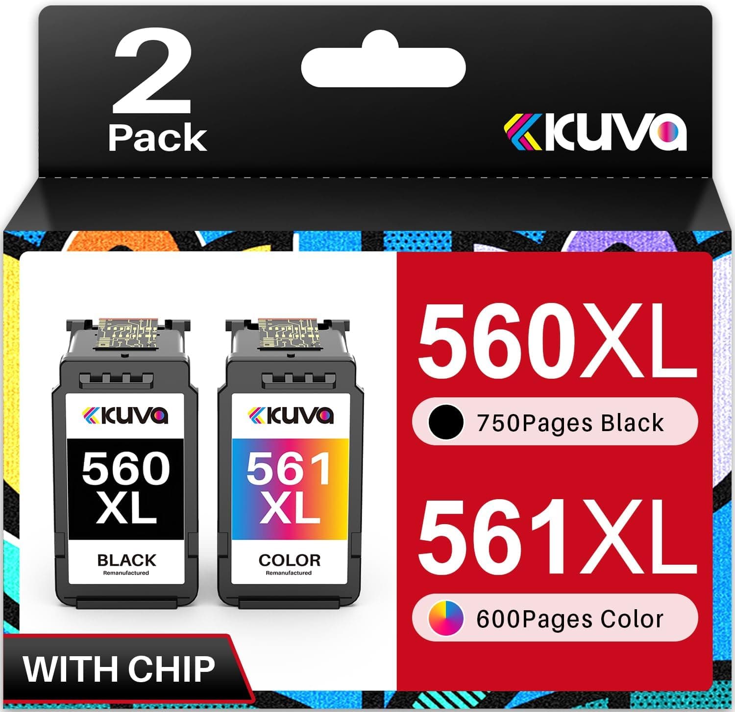 Canon Replacement Cartridges for Pixma TS5350/TS5351/TS7450/TS5352 XL