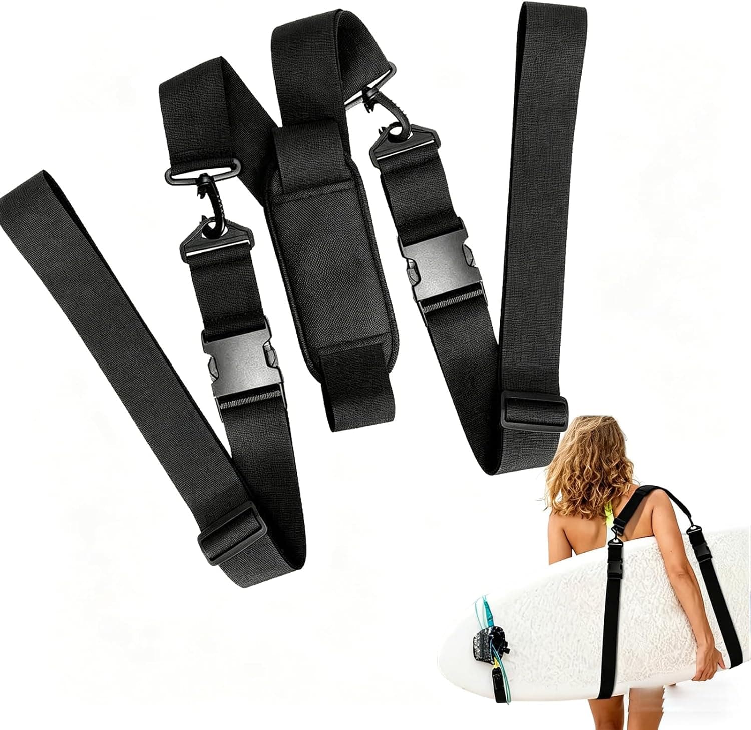 Schouderriem voor Paddleboard | Draagriem met verstelbare length