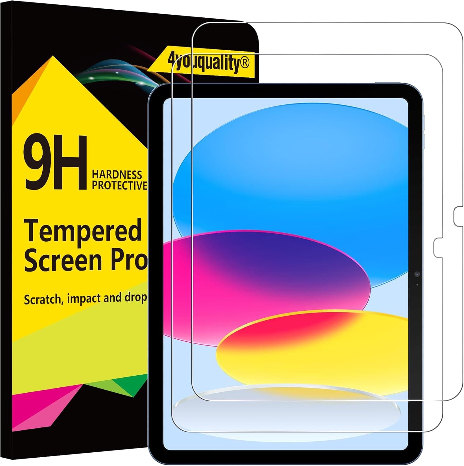 4youquality iPad 11th/10th Gen Screen Protector [2-Pack] - 15% Off