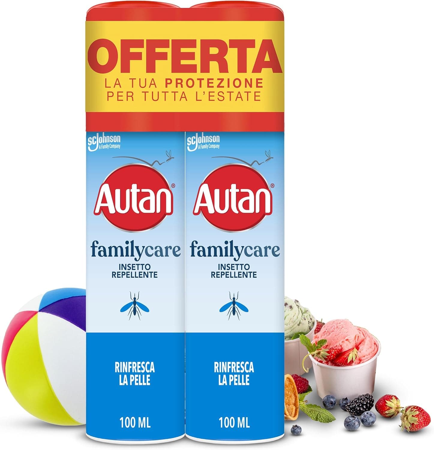 Acqua Autan Family Care Repellente Anti-Miocardio - Testato Dermatologicamente - Protezione per Tutta la Famiglia per 4 Ore Best Deal
