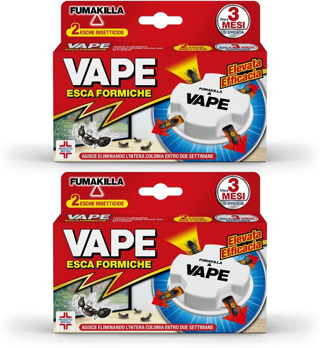 Anti-macchie Anti-insetti per vapore - 2 pacchi di 2 cesti - Best Deal