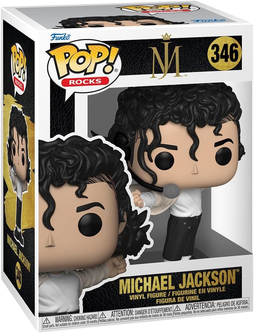 Pop! Rocks Michael Jackson Superbowl Collectible Toy Set of 2