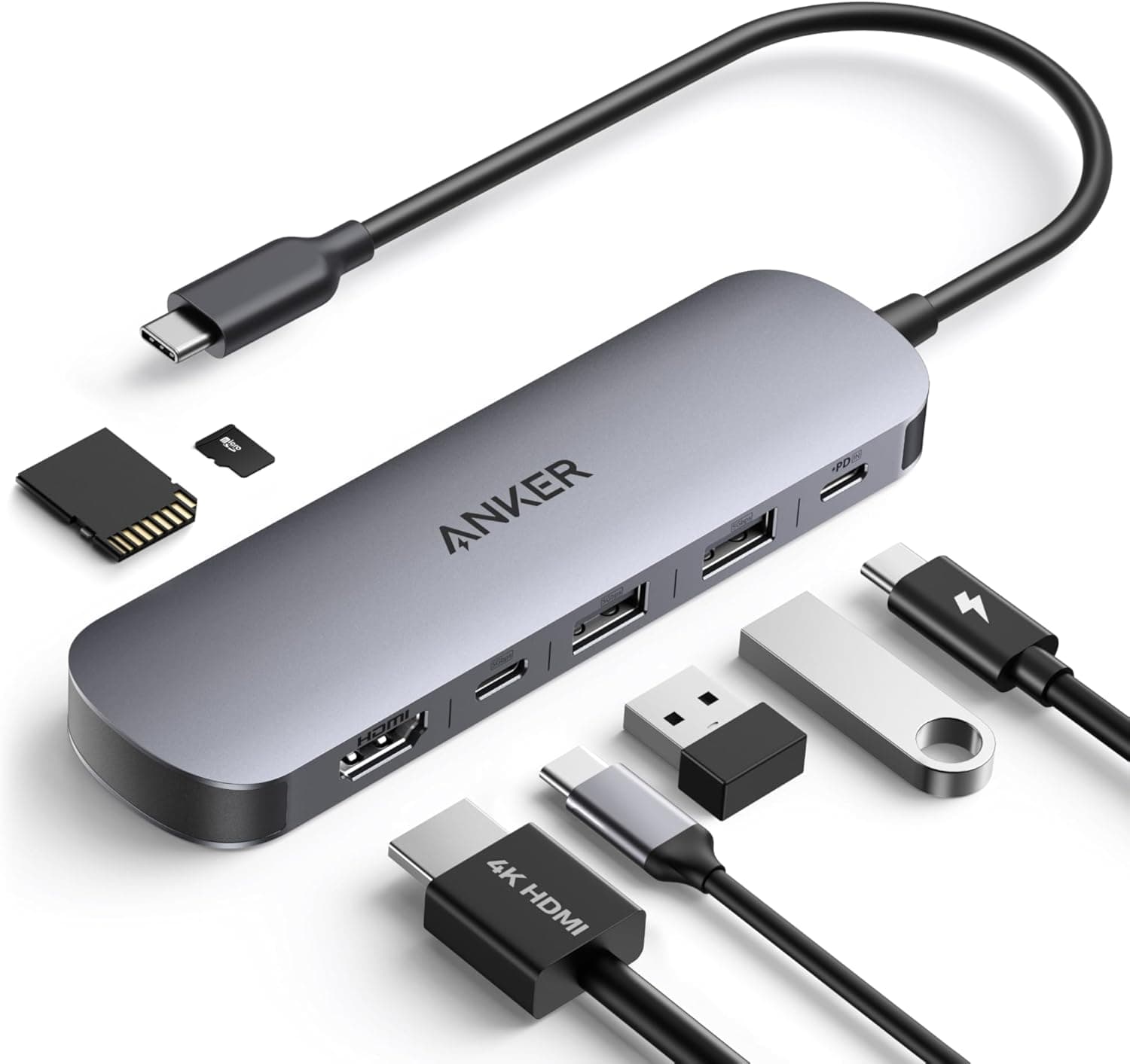 11% Off Anker 7-in-1 USB-C Hub mit 4K @ 60Hz HDMI und 85W PD