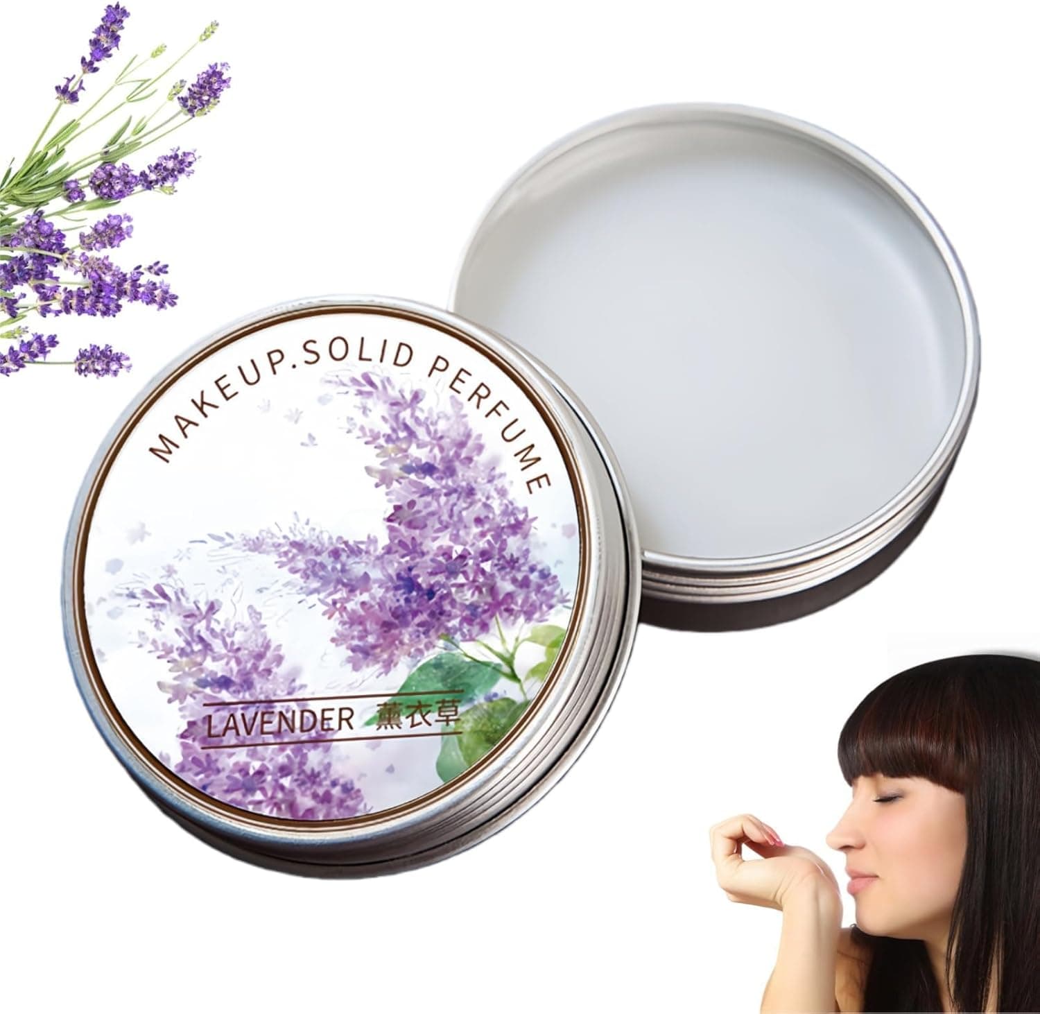 YOOJ Floral Solid Perfume, Solid Travel Pocket Balm