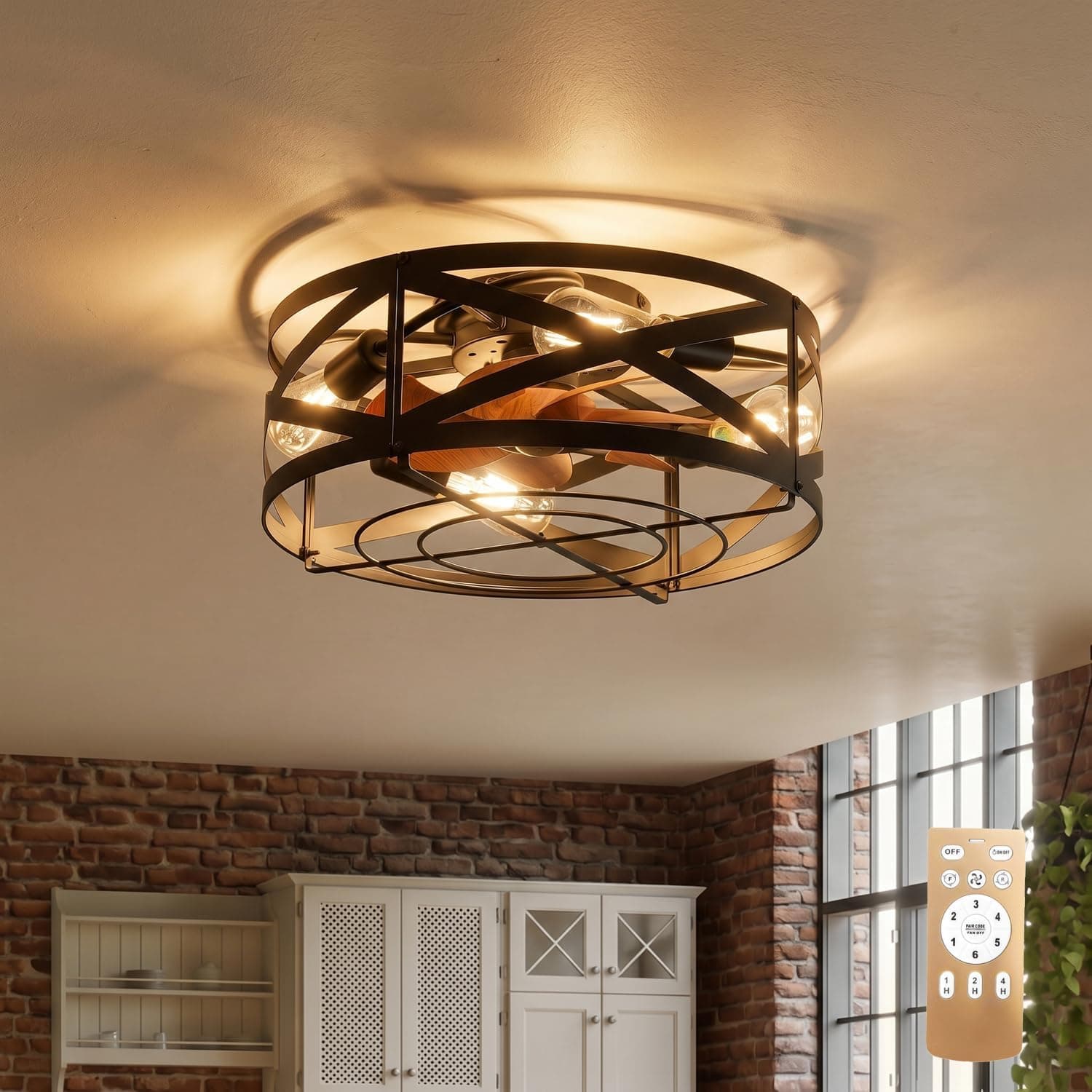 Ventilatore da soffitto silenzioso YOLEDY Best Deal