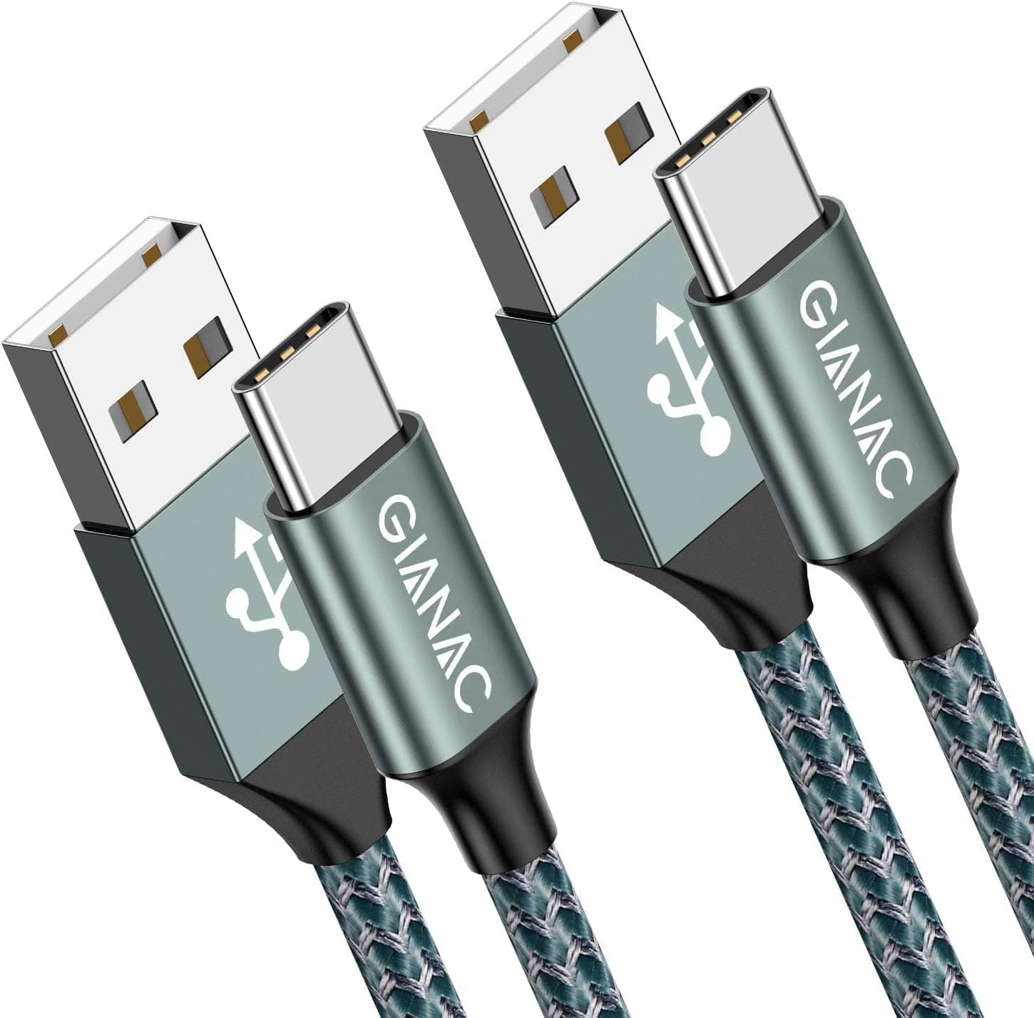 33% Off 2x 2m Gianac USB Type C Kabel