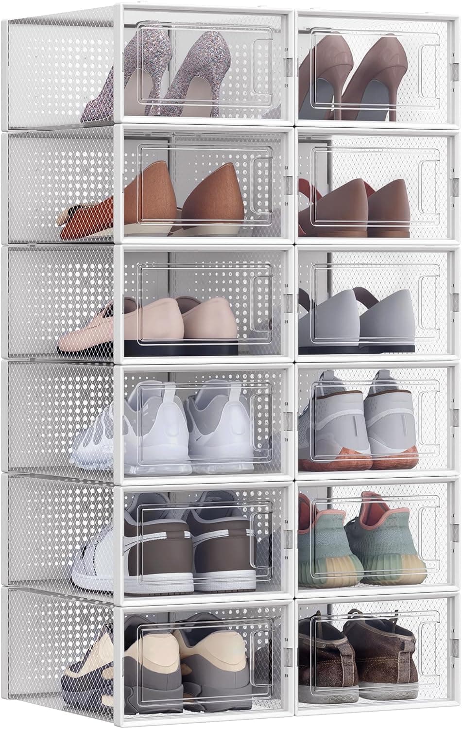 Pudełka na buty SONGMICS Zestaw 12 sztuk Best Deal