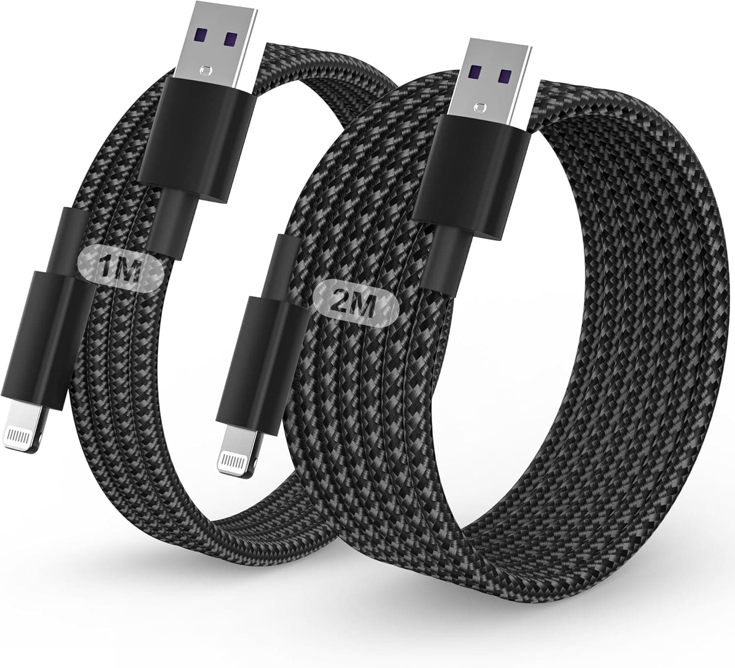 2Pack Lightning to USB Cable for iPhone 14-11, 16% Off