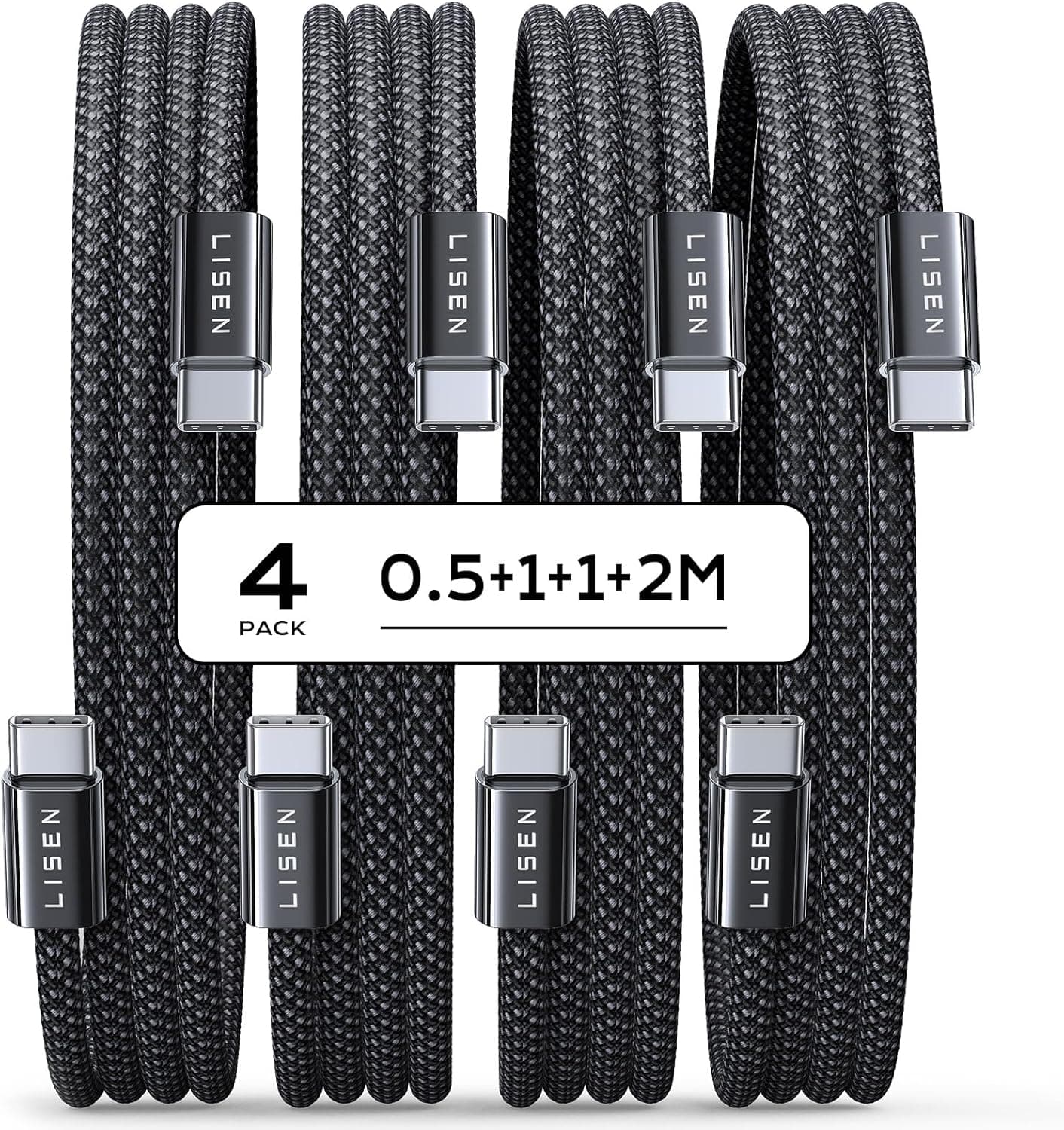 46% Off Lisen 60 W USB C Kabel Set Pack of 4