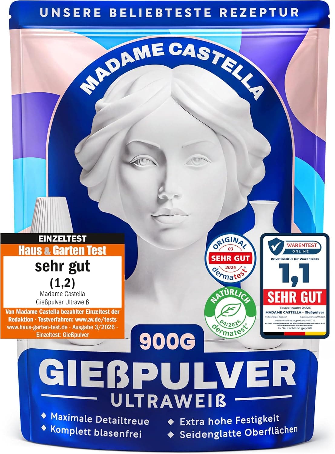 MADAME CASTELLA Casting Powder White 900 g