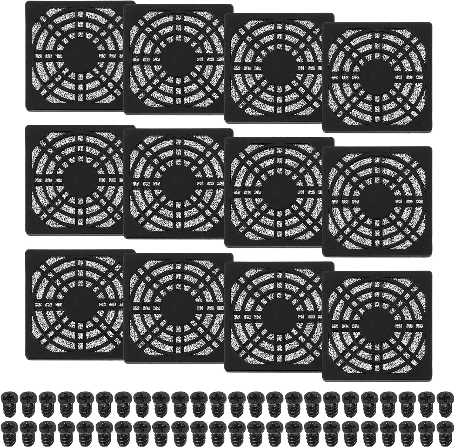 PATIKIL 70mm Fan Filter Grill - 12 Pack - Best Price