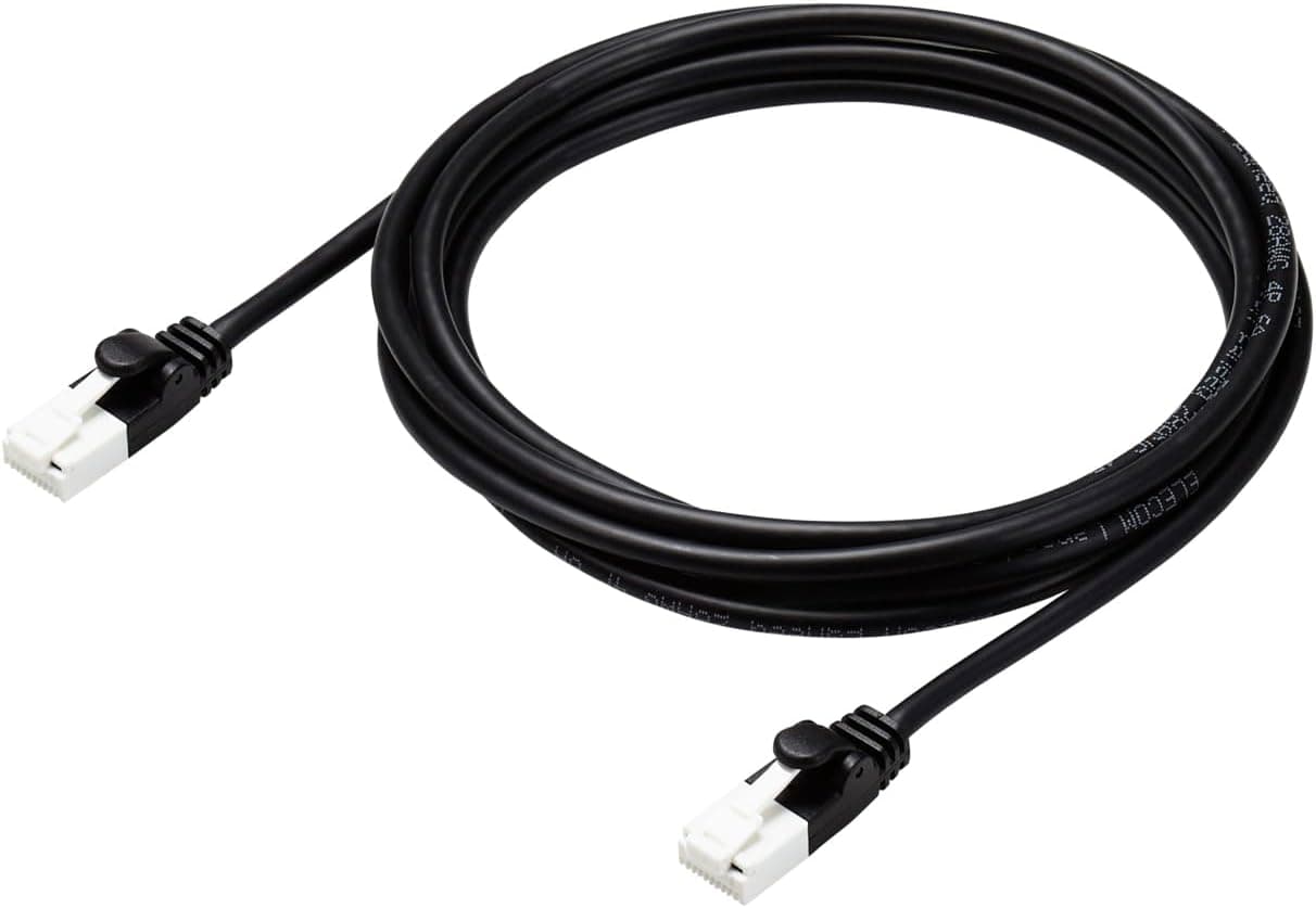 【5%オフ】エレコム ECLD-GPAYTBK20 CAT6A LANケーブル 2m ブラック