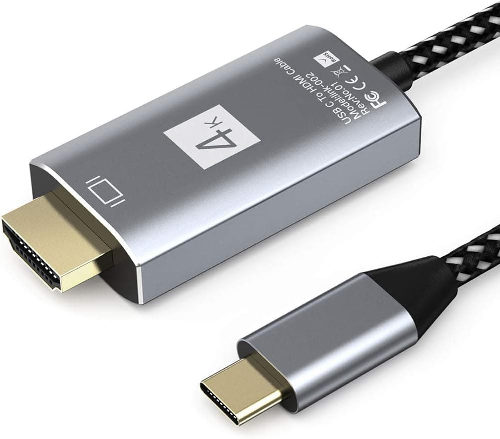 Tuwejia USB Type-C to HDTV変換ケーブル, 1.8M, 4Kビデオ出力, Type C - HDTV変換アダプタ　35%オフ