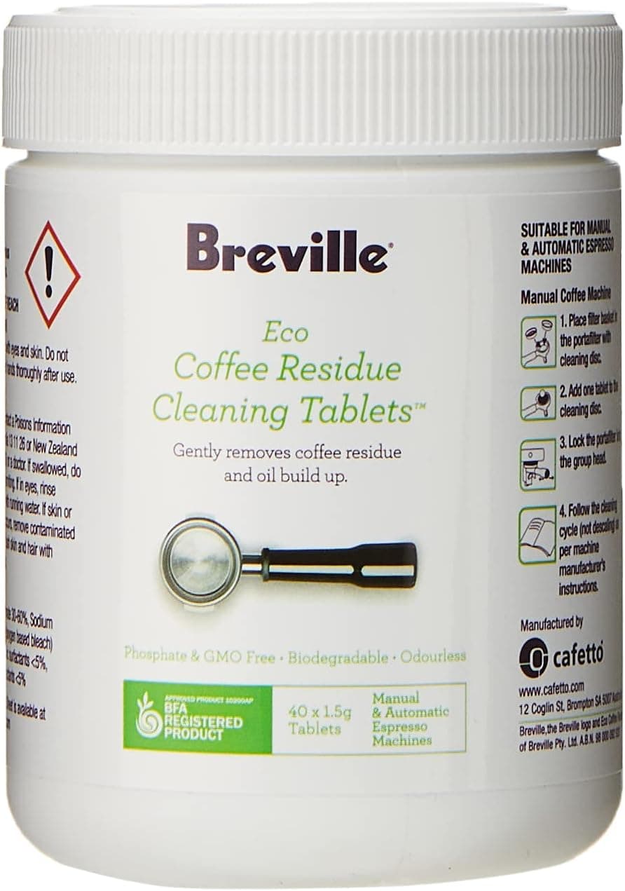 Breville Eco Coffee Residue Cleaning Tablets 40 Pack BES013CLR