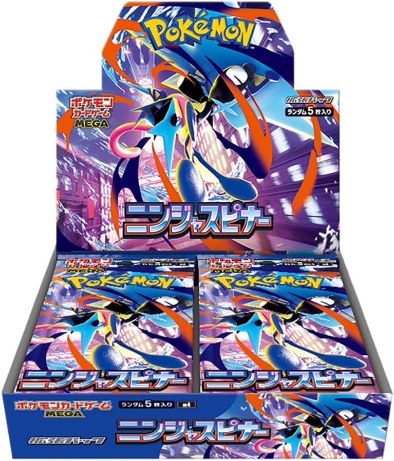 Pokemon Card Game MEGA Expansion Pack Ninja Spinner Box
