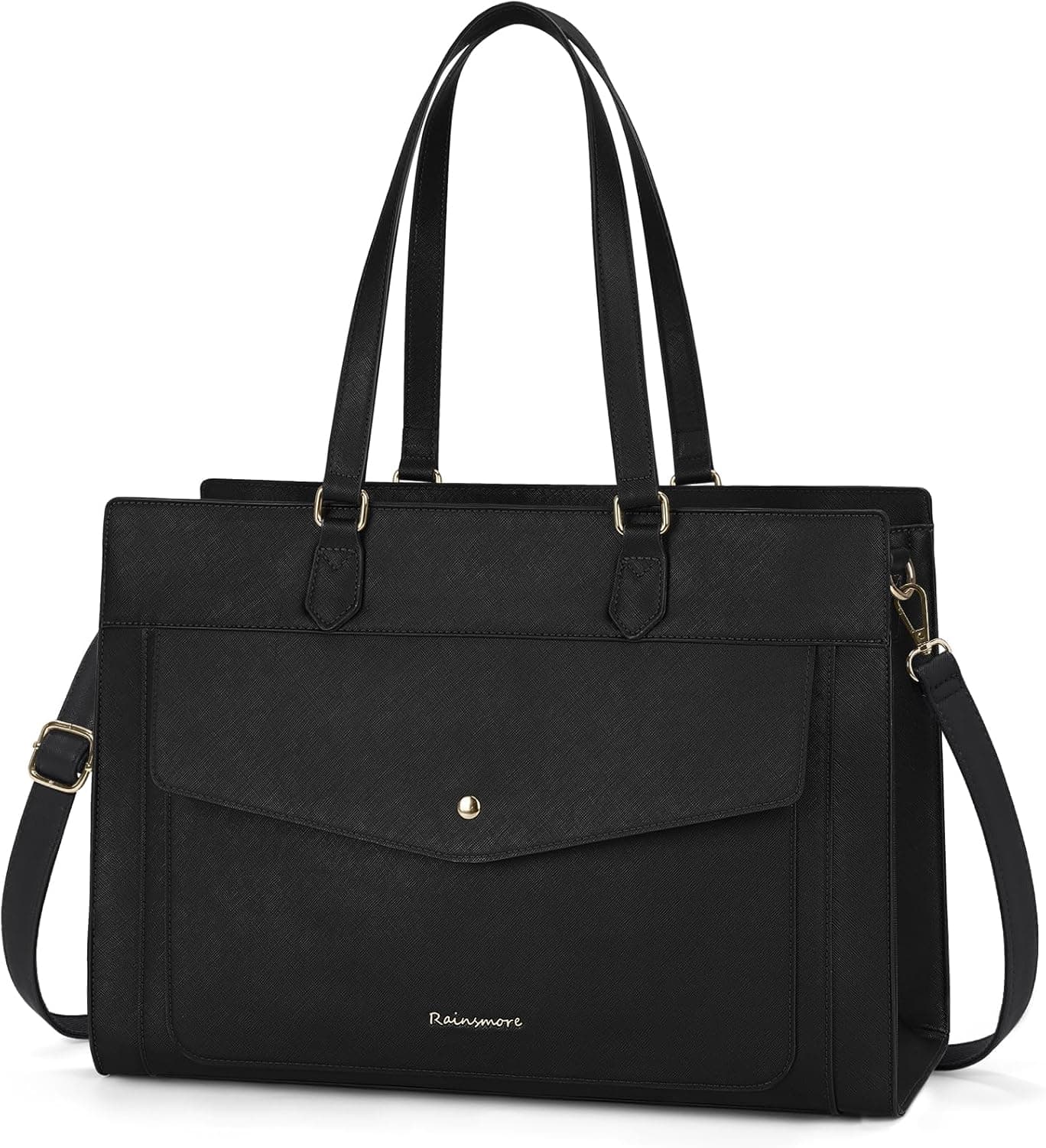 Lubardy Laptop Bags For Women 15.6Inch Leather Work Tote Bags Laptop Tote Waterproof Laptop Purse