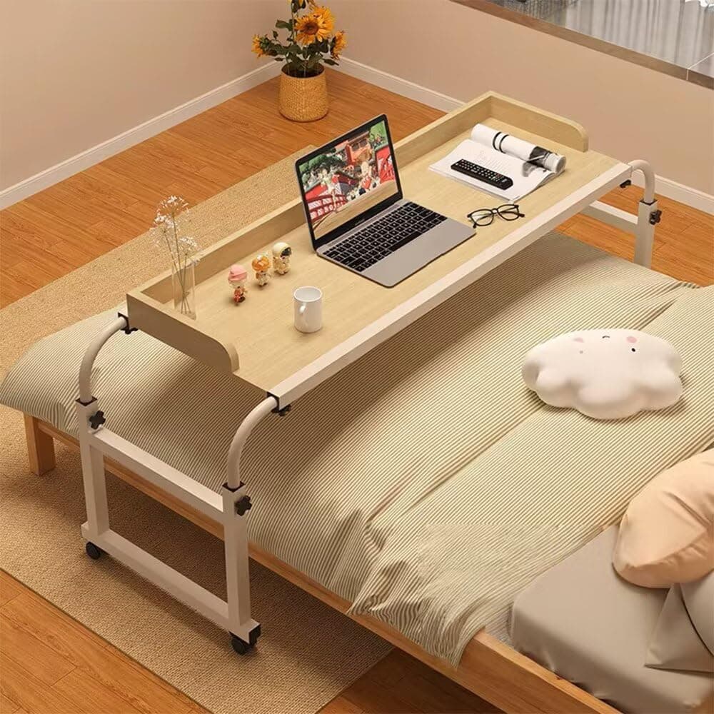 IKEA LACK 120*40*65cm Over Bed Desk Recliner Table Adjustable Height Laptop