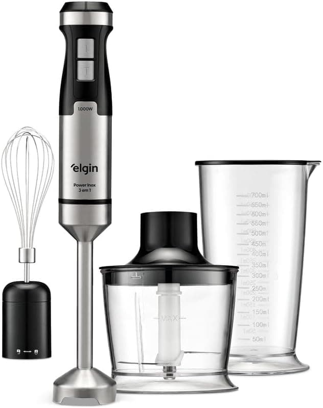 Elgin Mixer Power Inox 3 em 1, 1000W