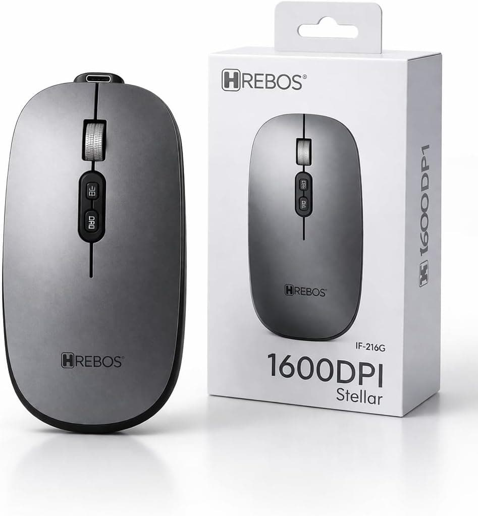 Mouse Bluetooth Recarregável 22% Off